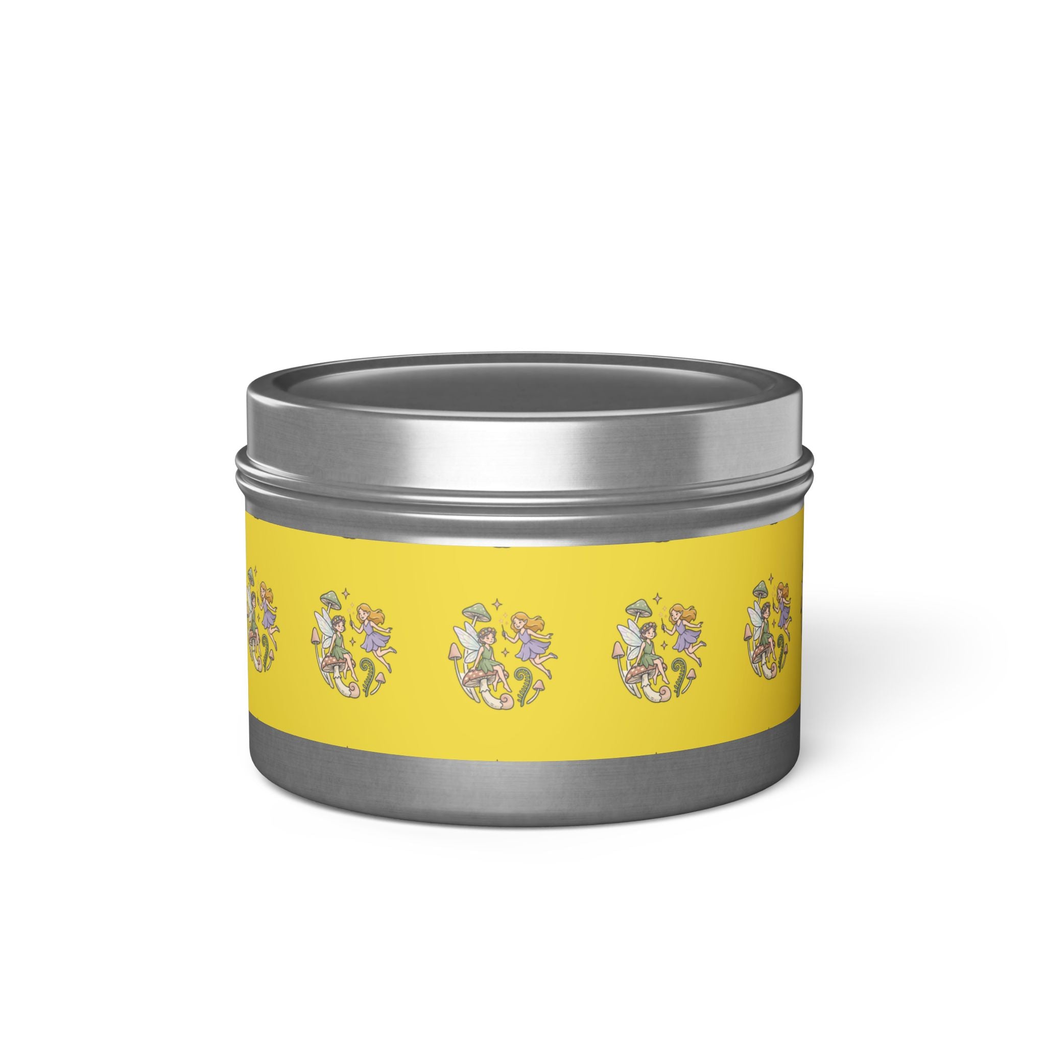 Tin Candle — Bright Floral Herb Garden Scented Travel Tin