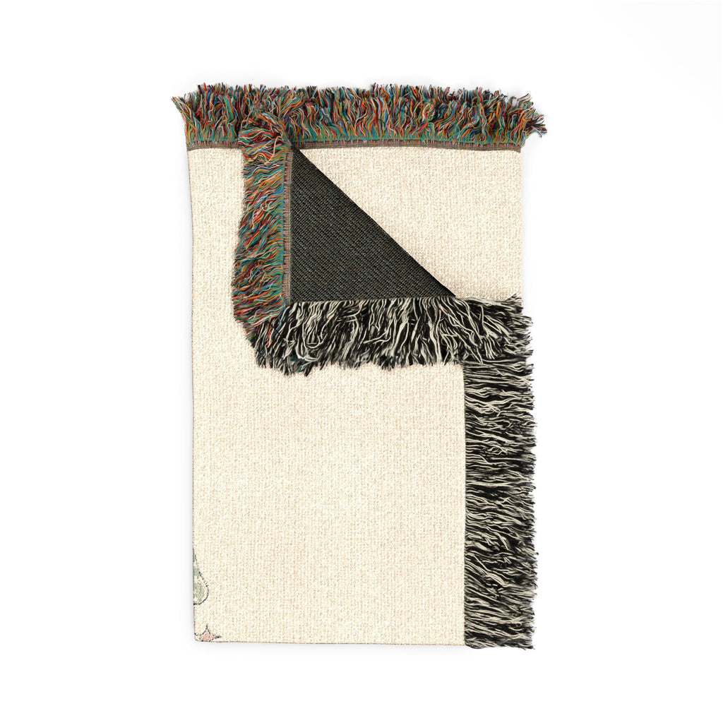 Woven Blanket — Whimsical Floral Medallion Throw