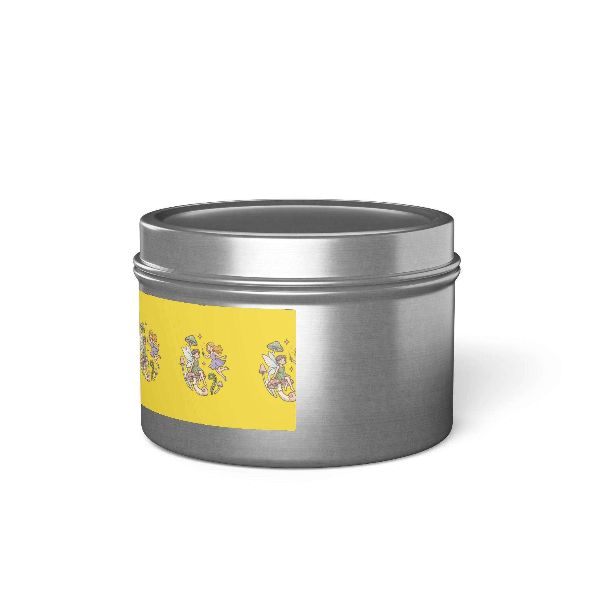 Tin Candle — Bright Floral Herb Garden Scented Travel Tin