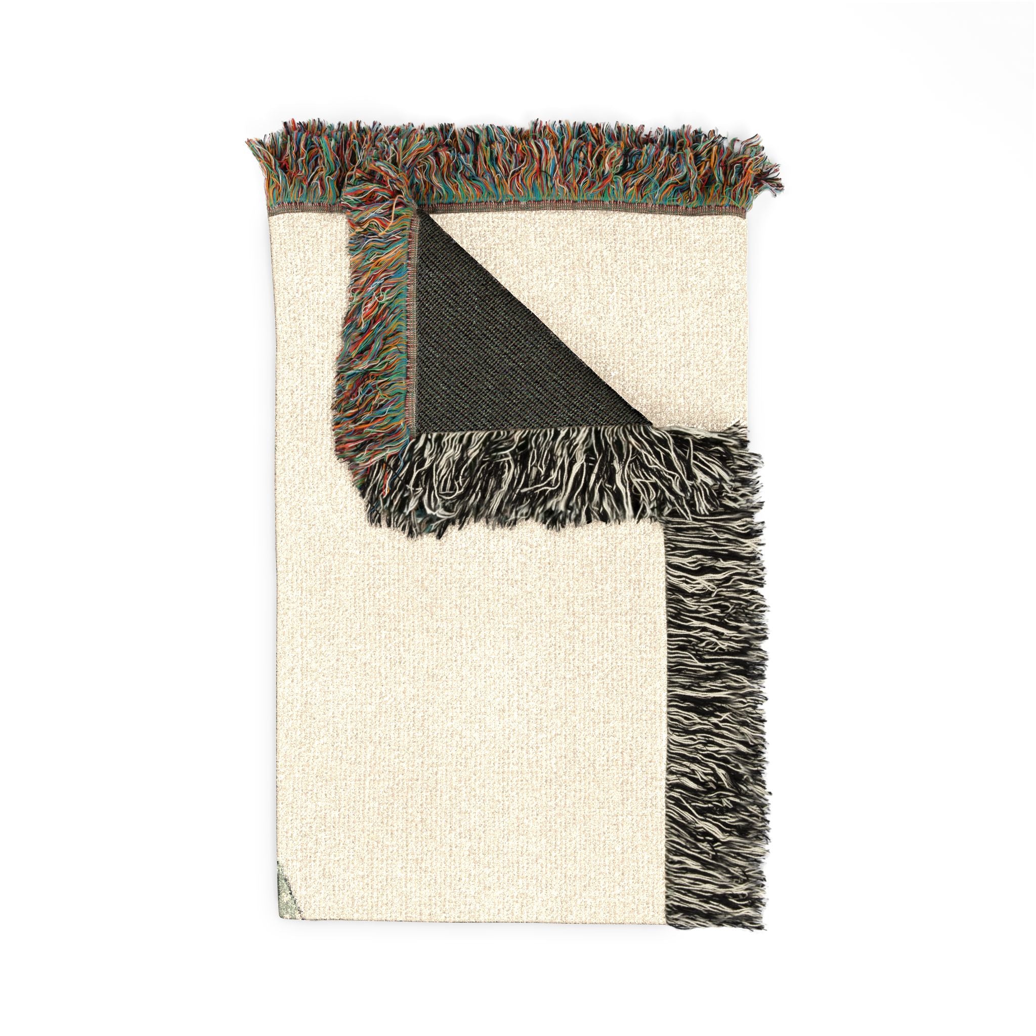 Woven Blanket — Whimsical Floral Medallion Throw