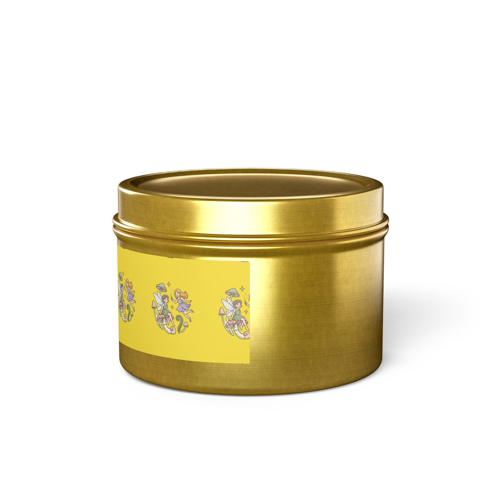 Tin Candle — Bright Floral Herb Garden Scented Travel Tin
