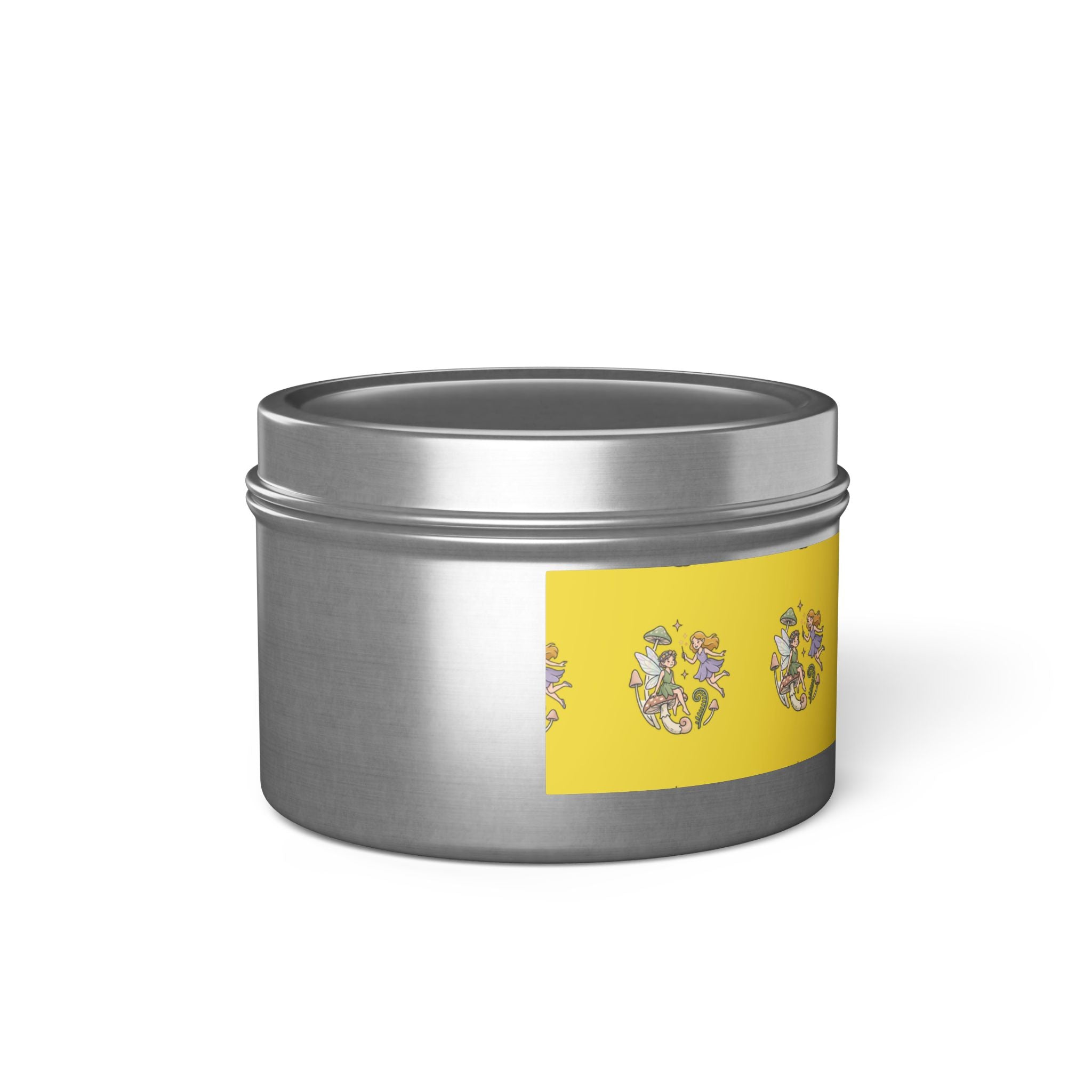 Tin Candle — Bright Floral Herb Garden Scented Travel Tin