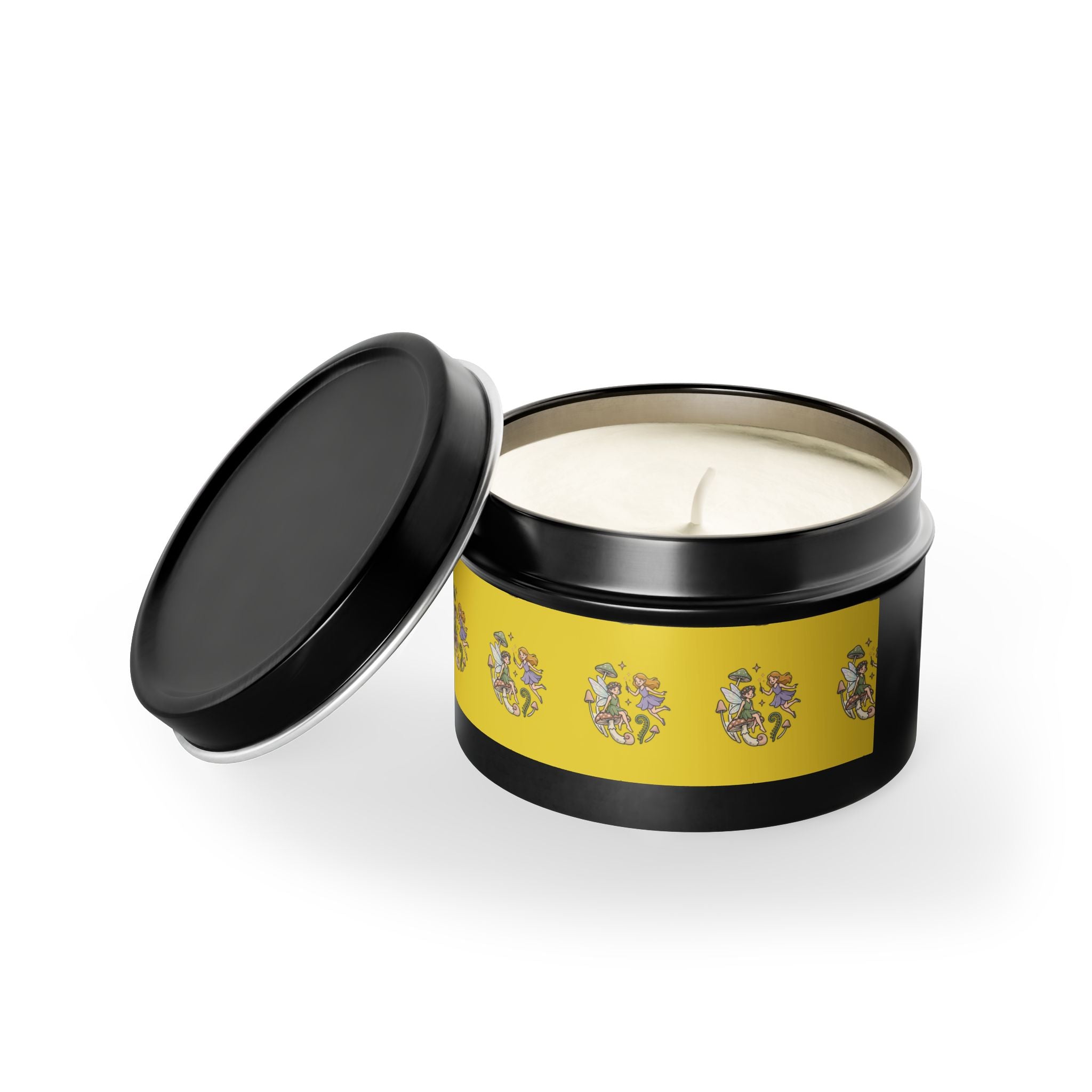 Tin Candle — Bright Floral Herb Garden Scented Travel Tin