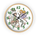 Fairy Mushroom Wall Clock — Whimsical Nursery Decor for Kids