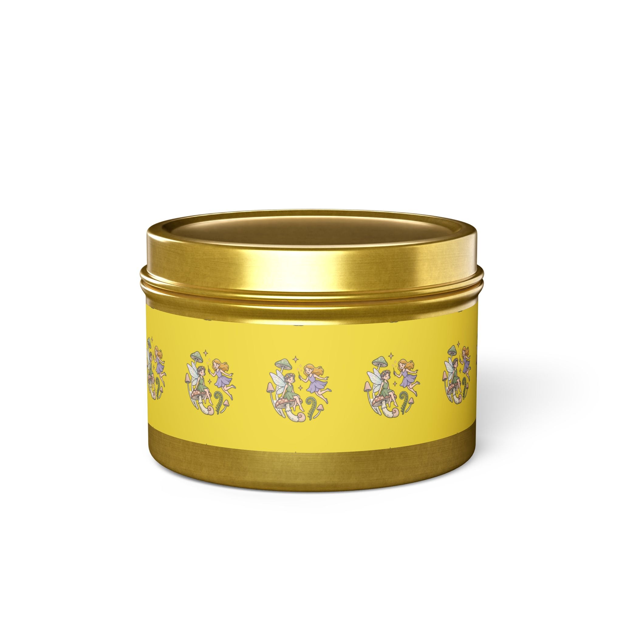 Tin Candle — Bright Floral Herb Garden Scented Travel Tin