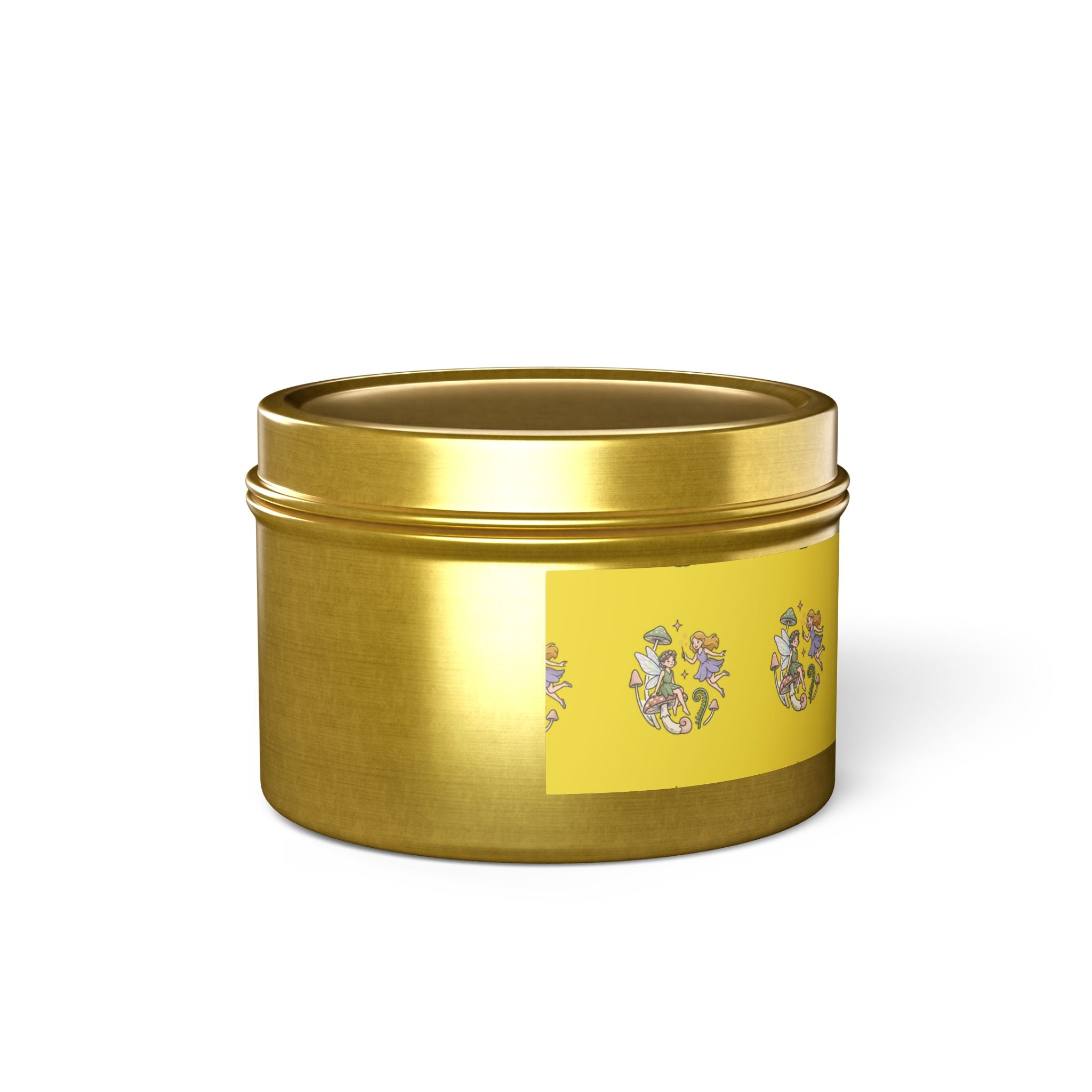 Tin Candle — Bright Floral Herb Garden Scented Travel Tin