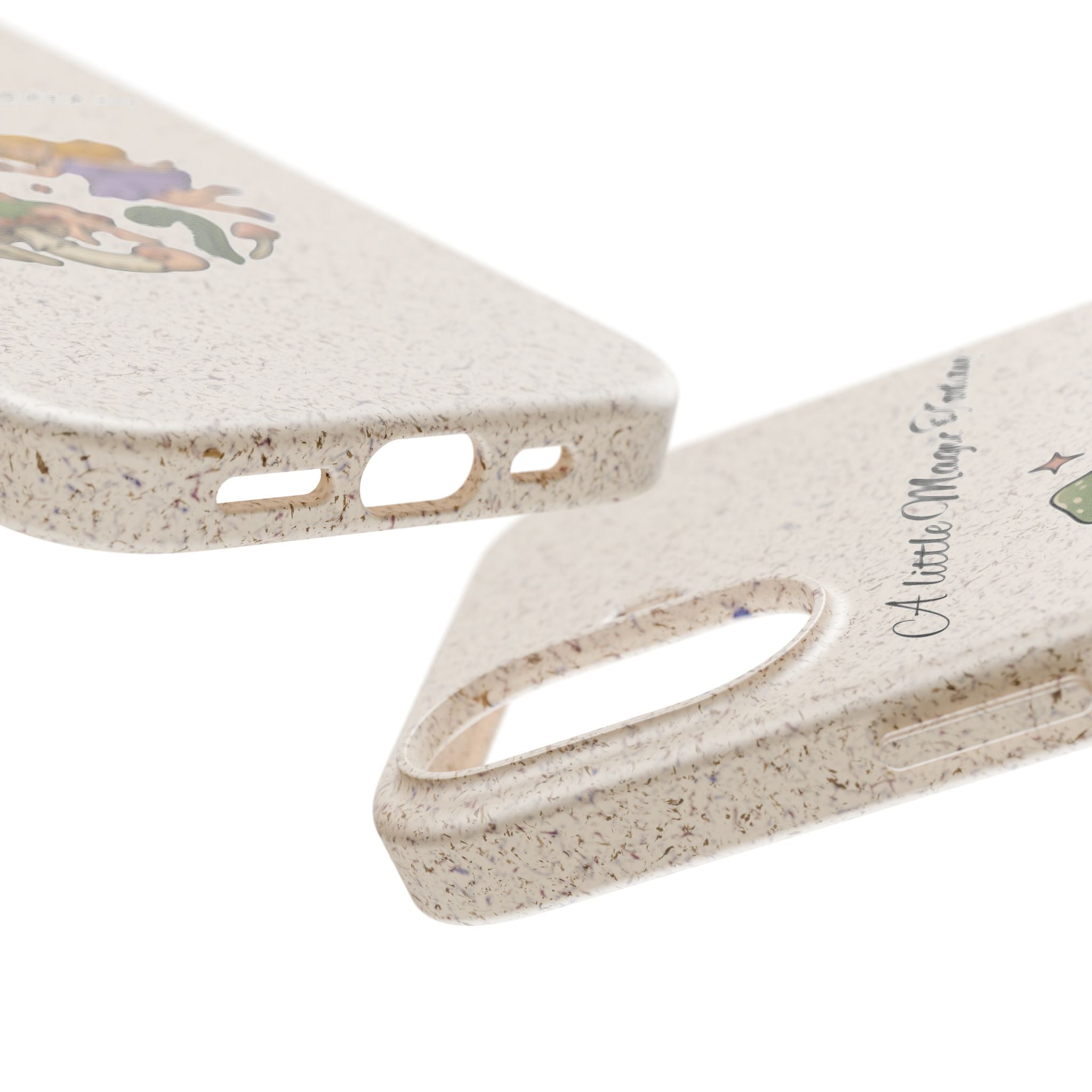 Biodegradable Phone Case — "A Little Magic Today" Fairy Mushroom Design